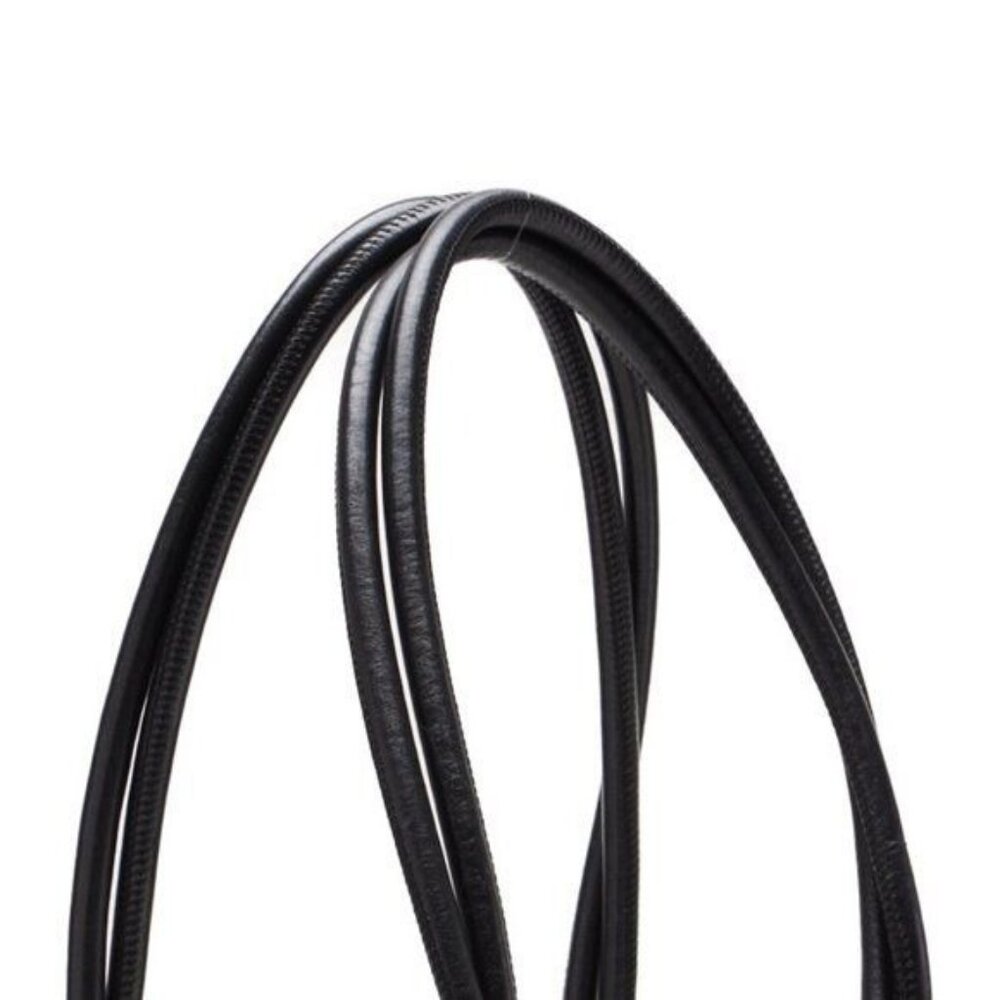 CHANEL Cambon Quilted Ligne Shoulder Bowling Bowler Bag Tote White - Picture 4 of 16